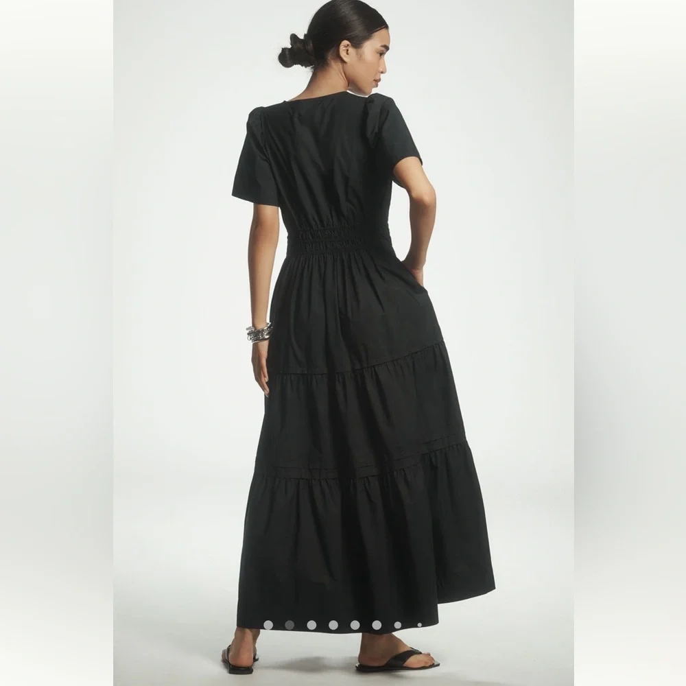 Anthropologie Black Somerset Maxi Dress - Picture 2 of 10